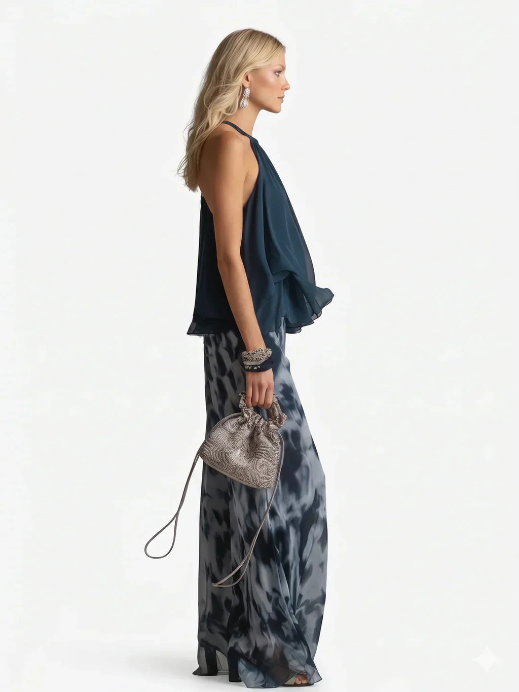 Olivia • Elegante conjunto de dos piezas de gasa