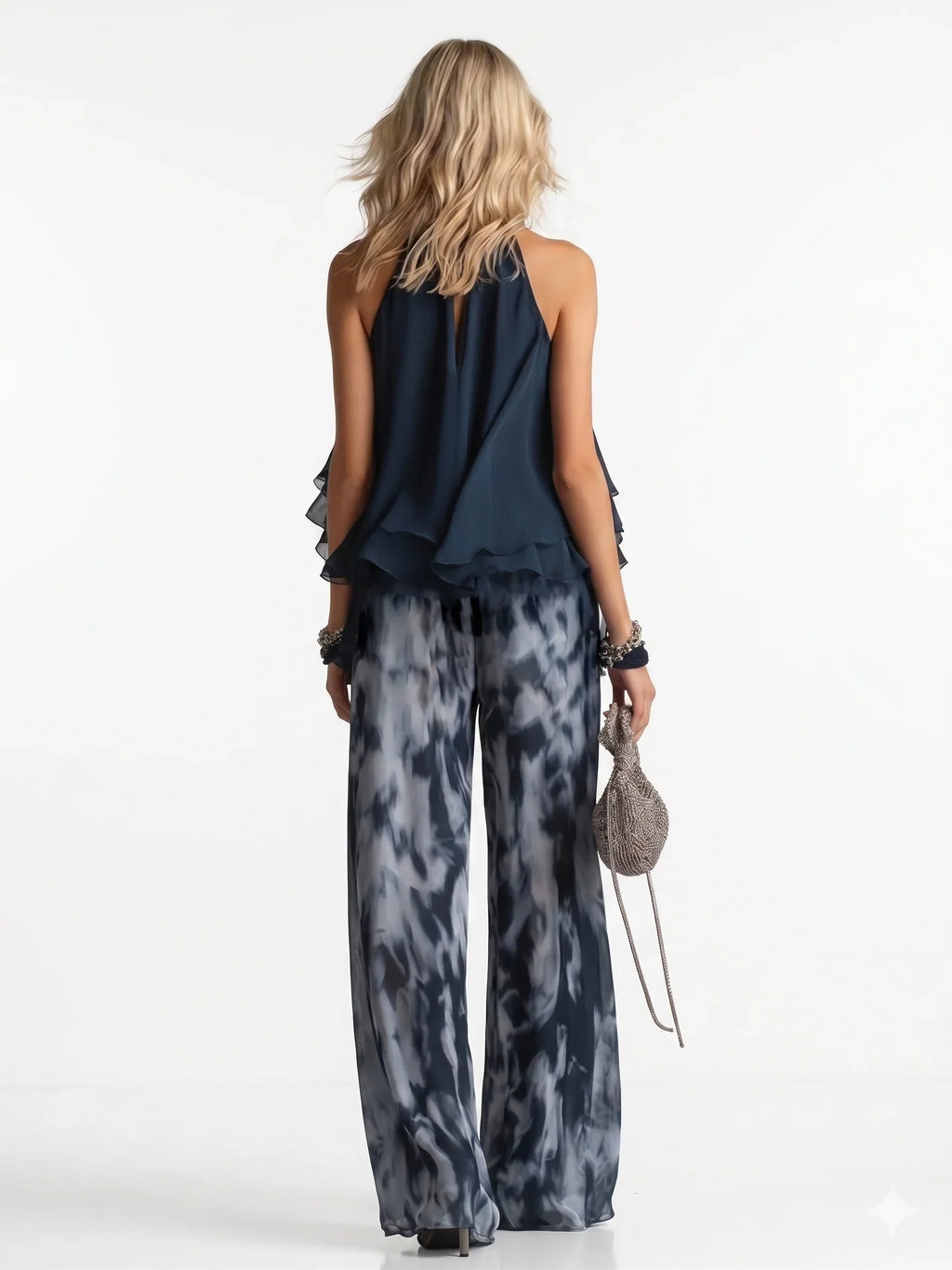 Olivia • Elegante conjunto de dos piezas de gasa