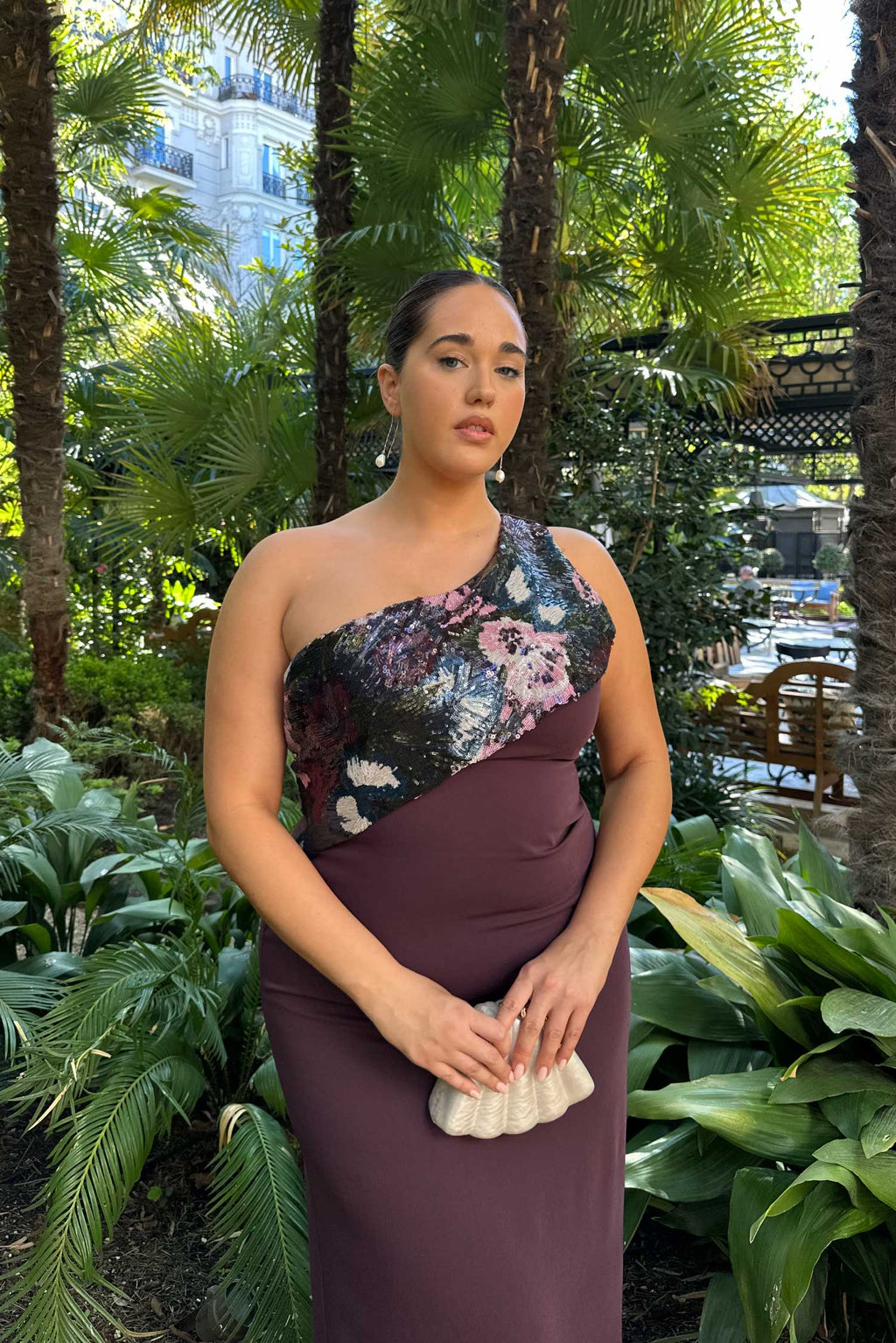 Vestido Elyza Guinda