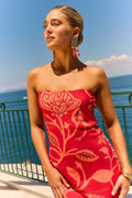 Vestido Aperol Fiore Coral