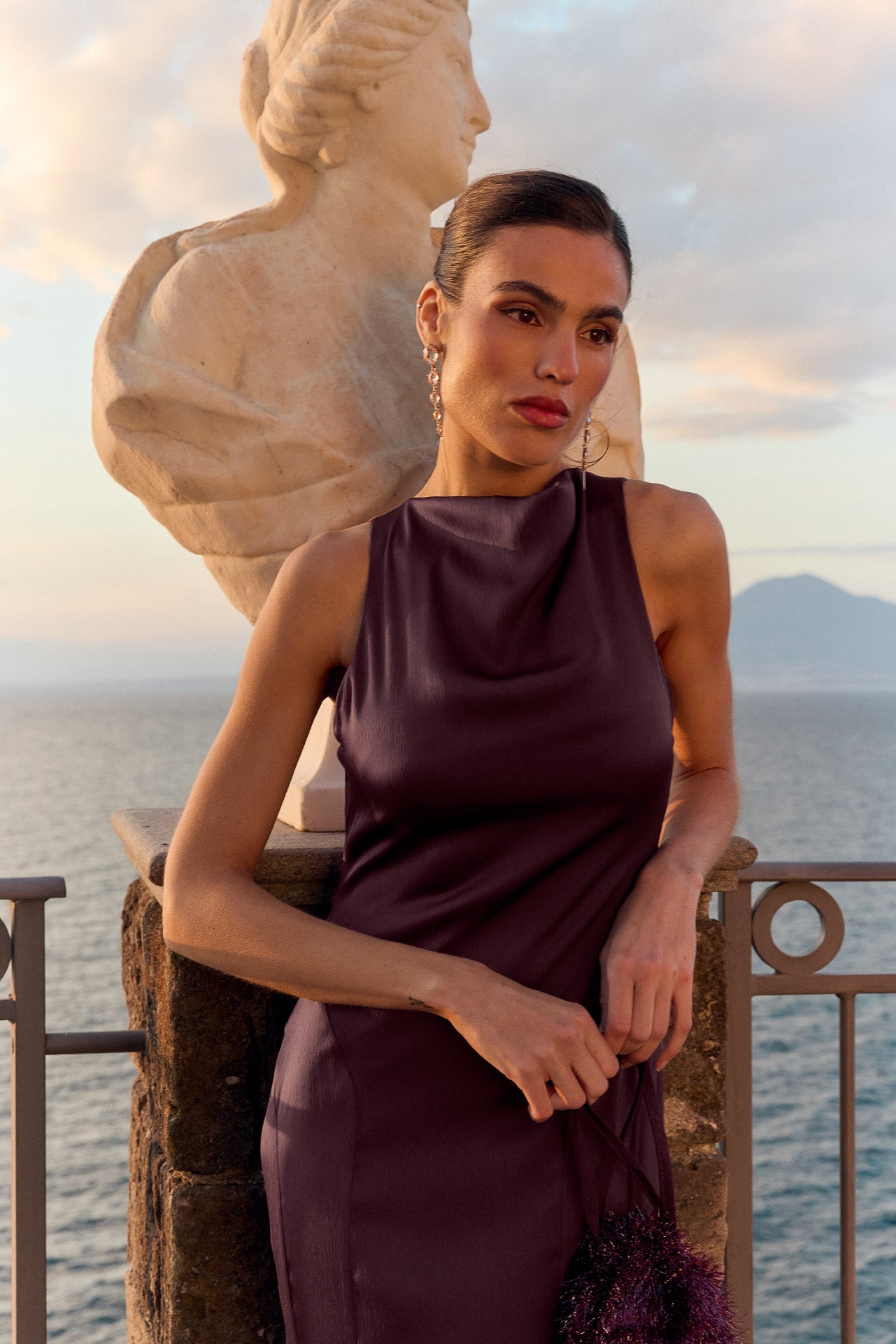 Vestido Bellini Guinda