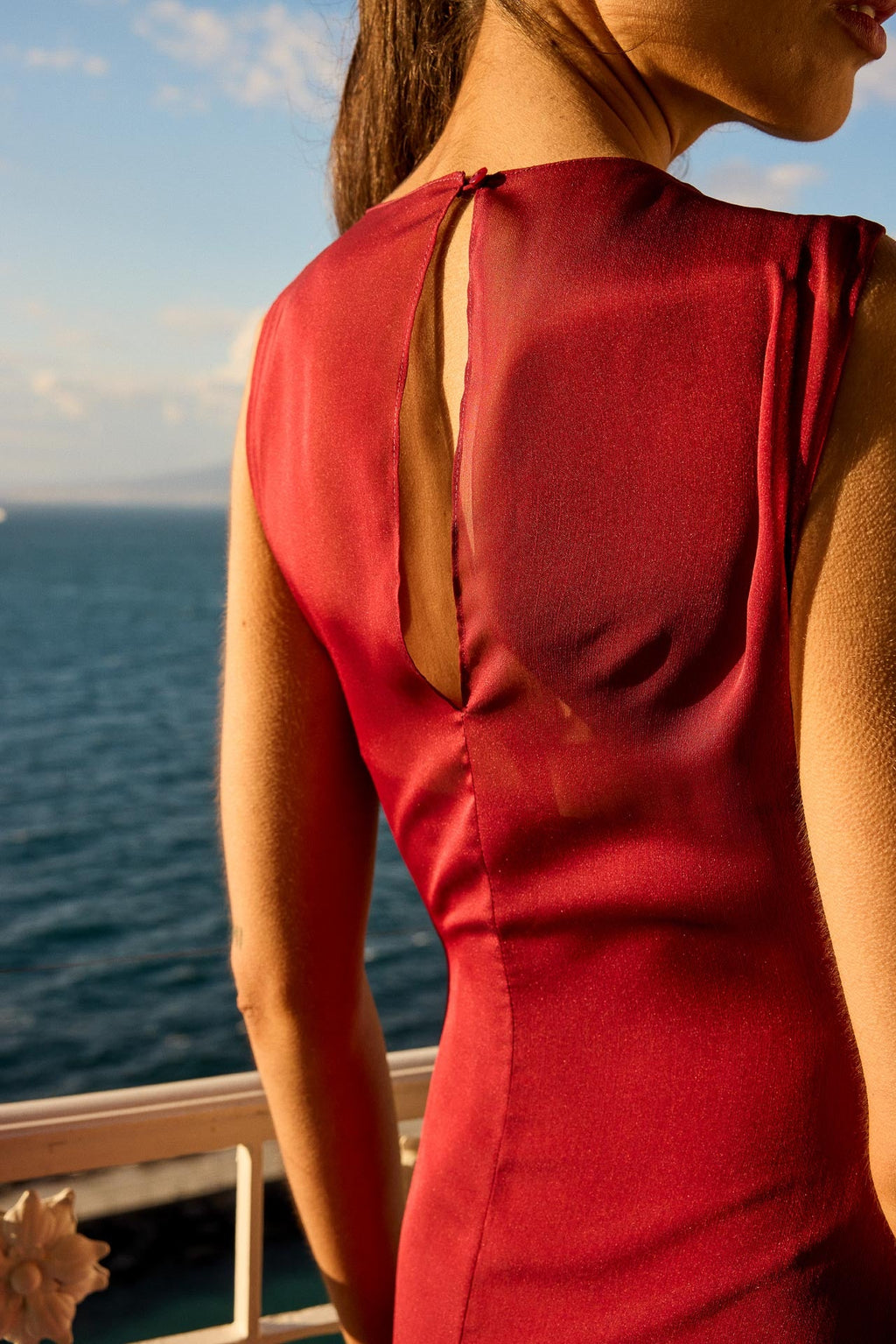 Vestido Campari Granate