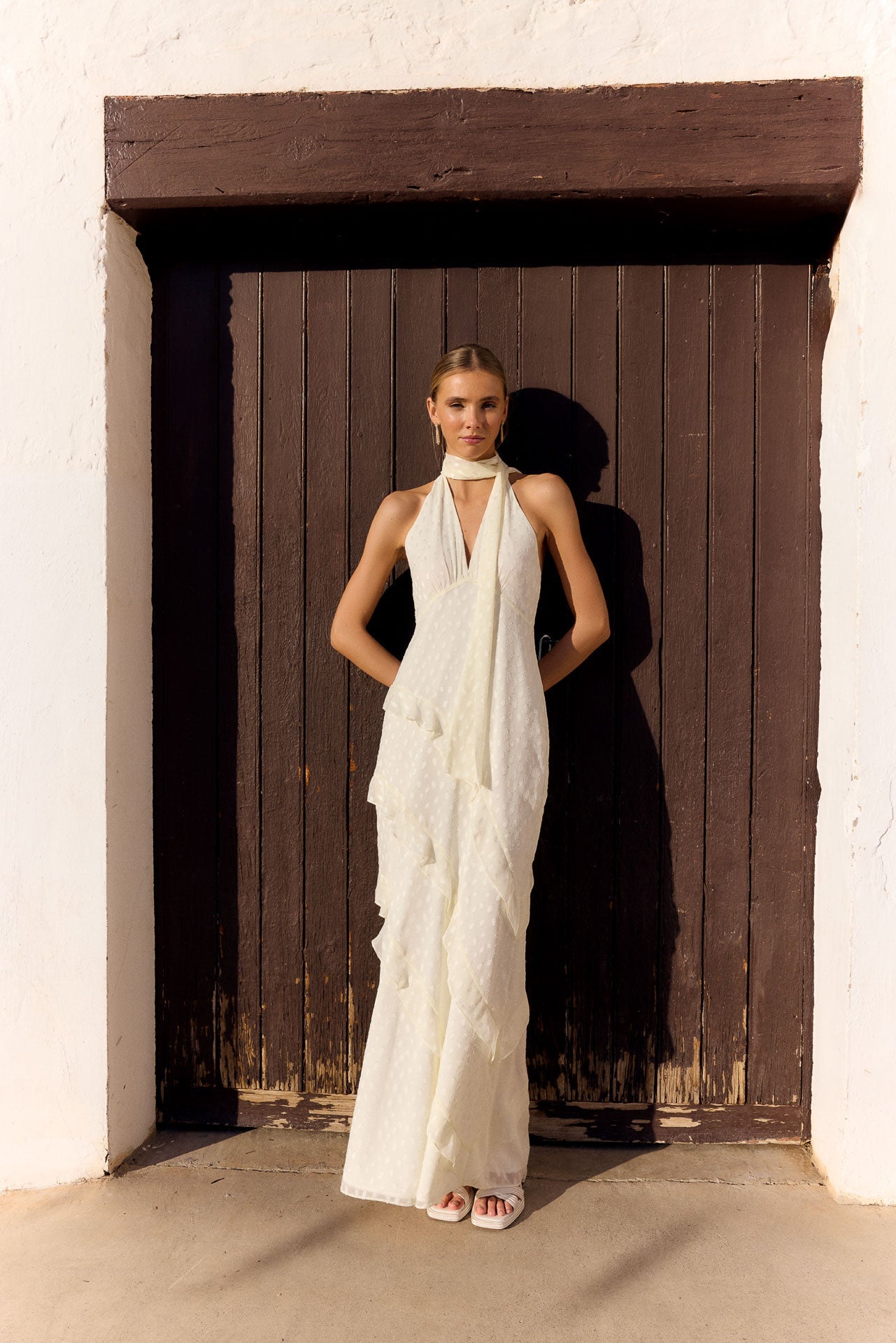 Vestido Florence Marfil