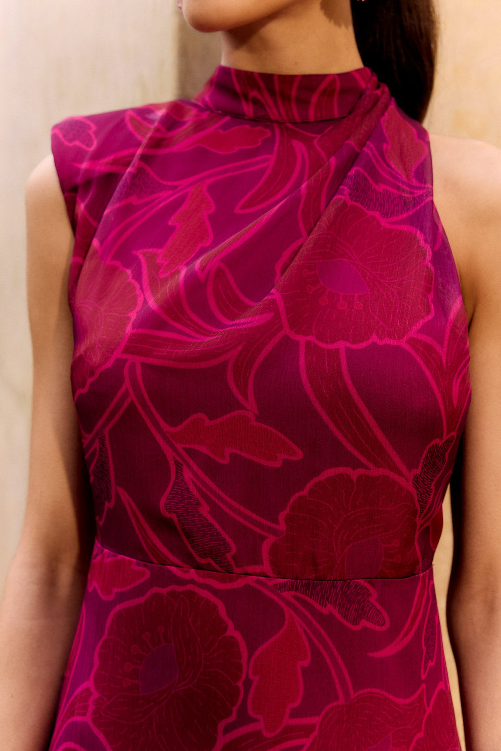 Vestido Irisa Guaria Fucsia