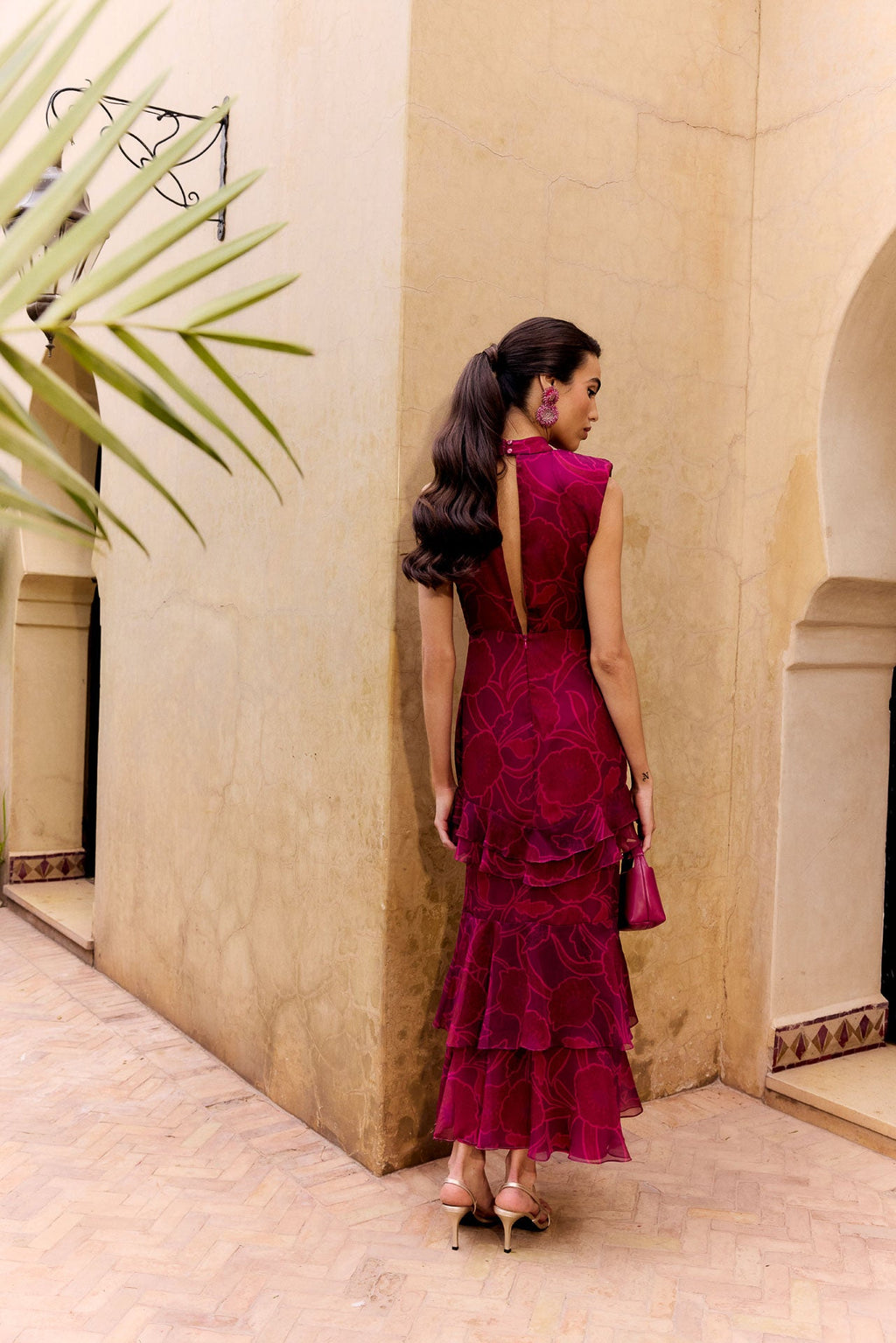 Vestido Irisa Guaria Fucsia