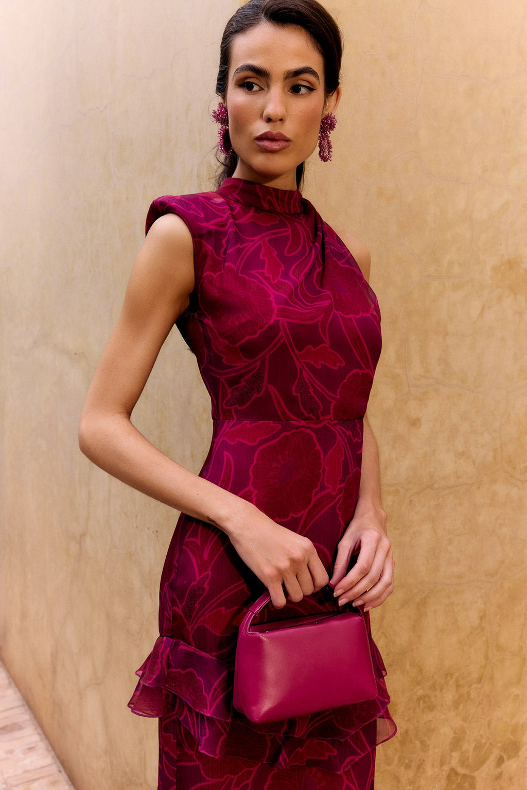 Vestido Irisa Guaria Fucsia
