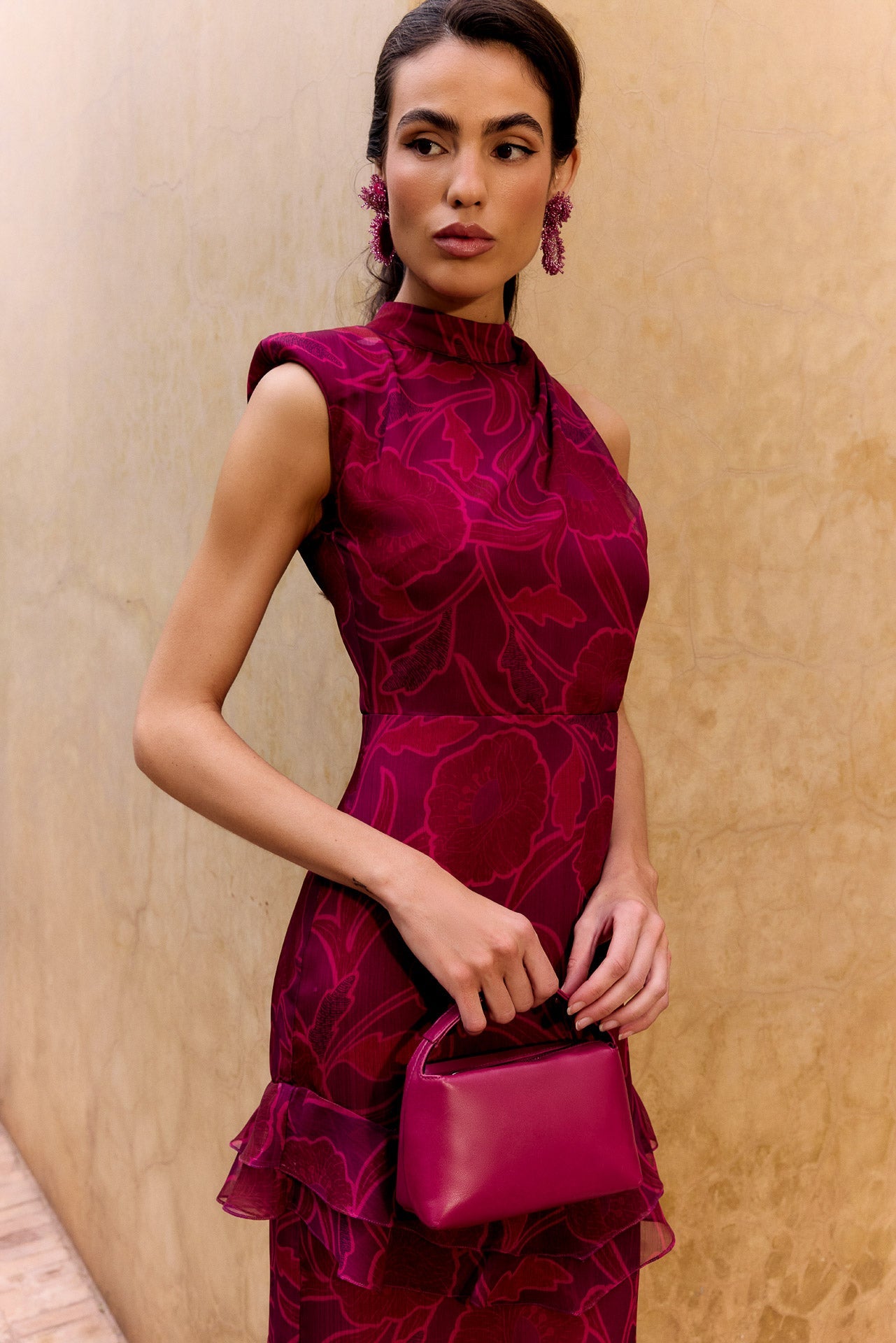 Vestido Irisa Guaria Fucsia