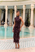 Vestido Irisa Topos Chocolate