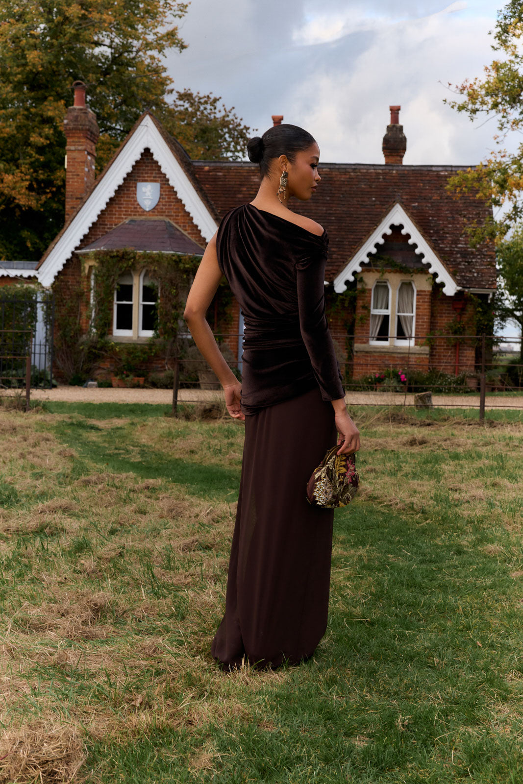 Vestido Liche Marrón