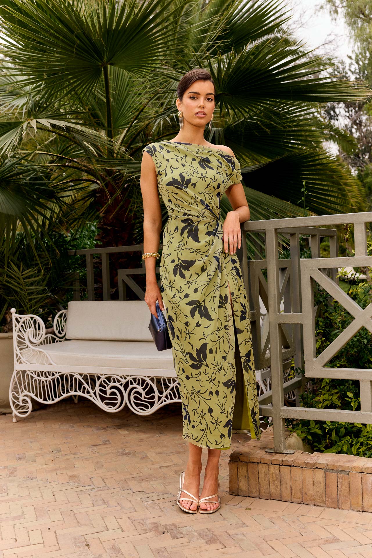 Vestido Linora Florisse Aceite