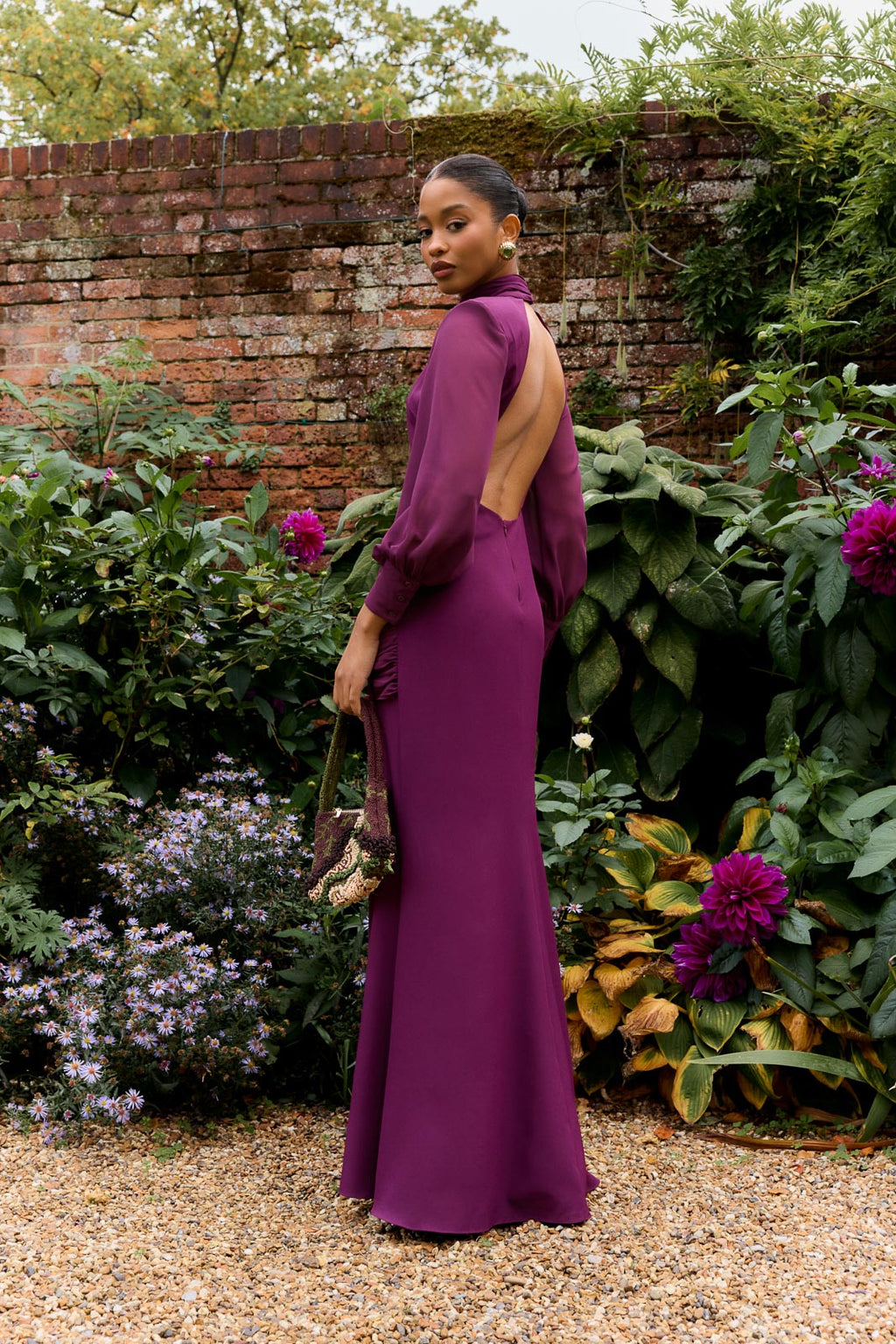 Vestido Meira Berenjena