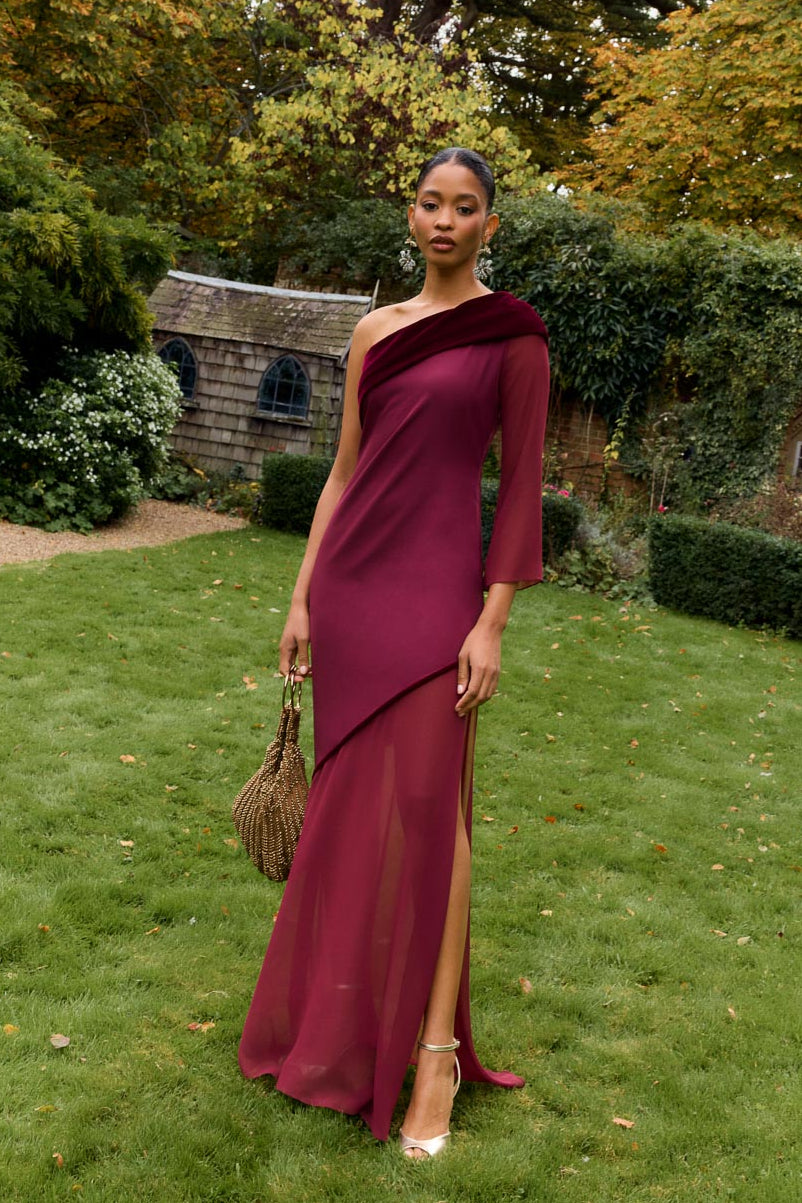 Vestido Olivianna Burdeos