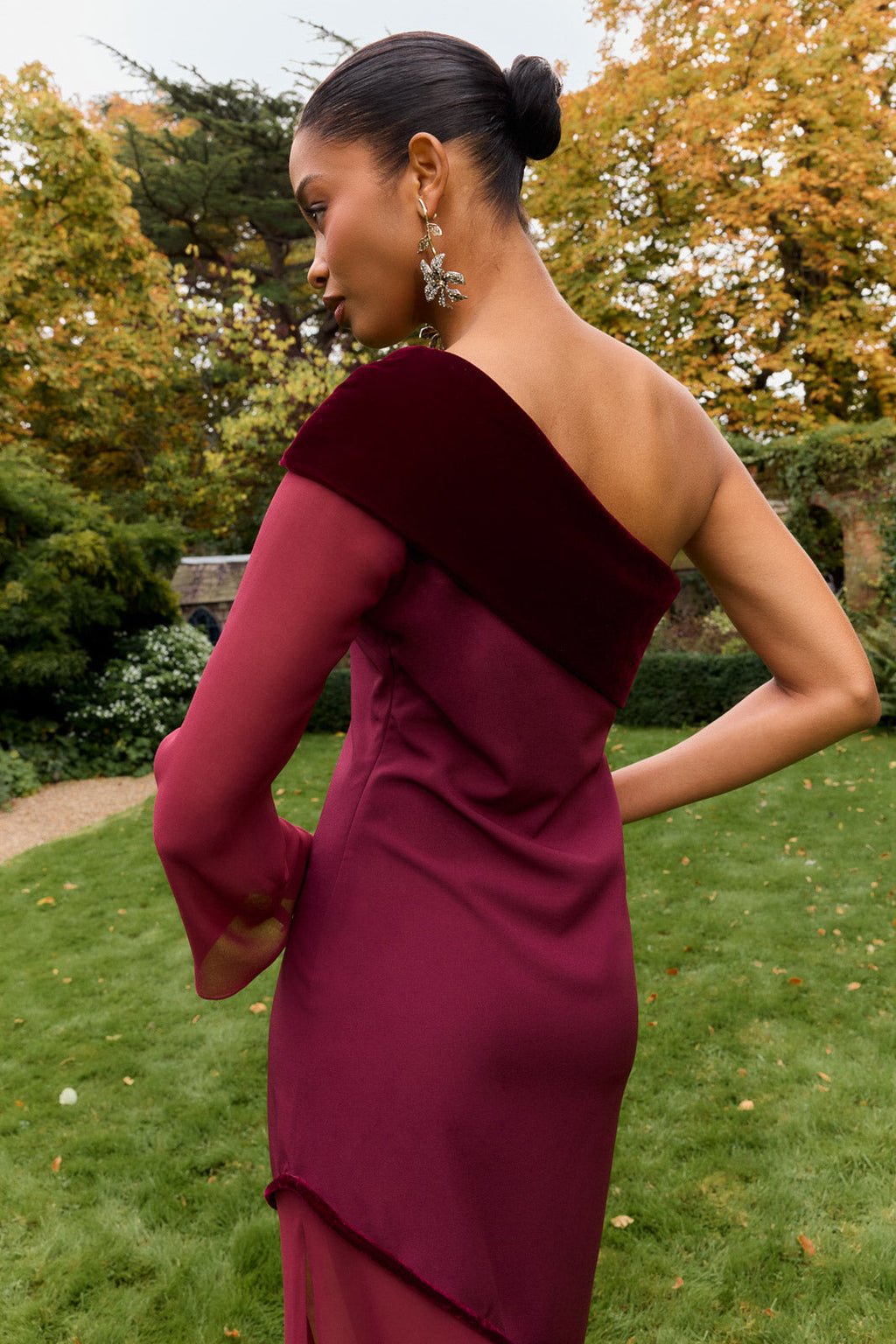 Vestido Olivianna Burdeos