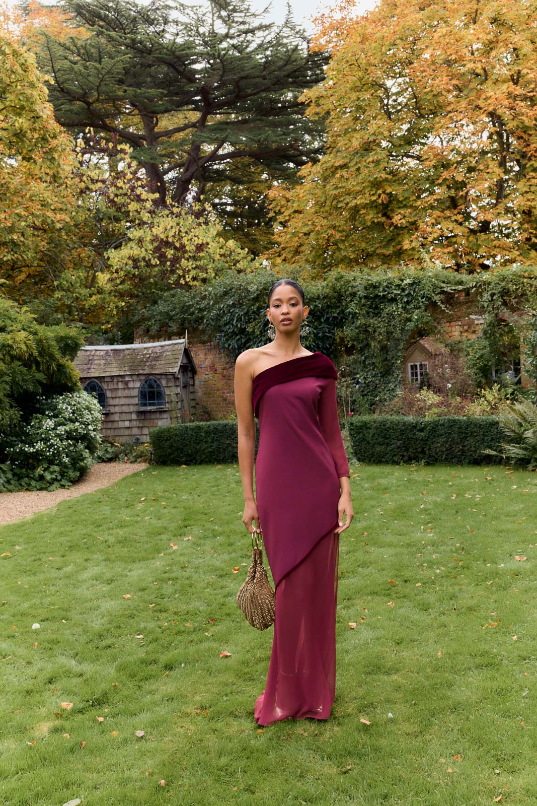 Vestido Olivianna Burdeos