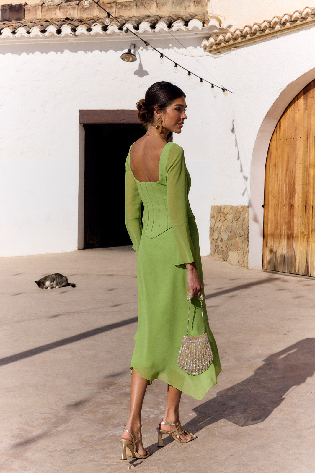 Vestido Rinala Manzana