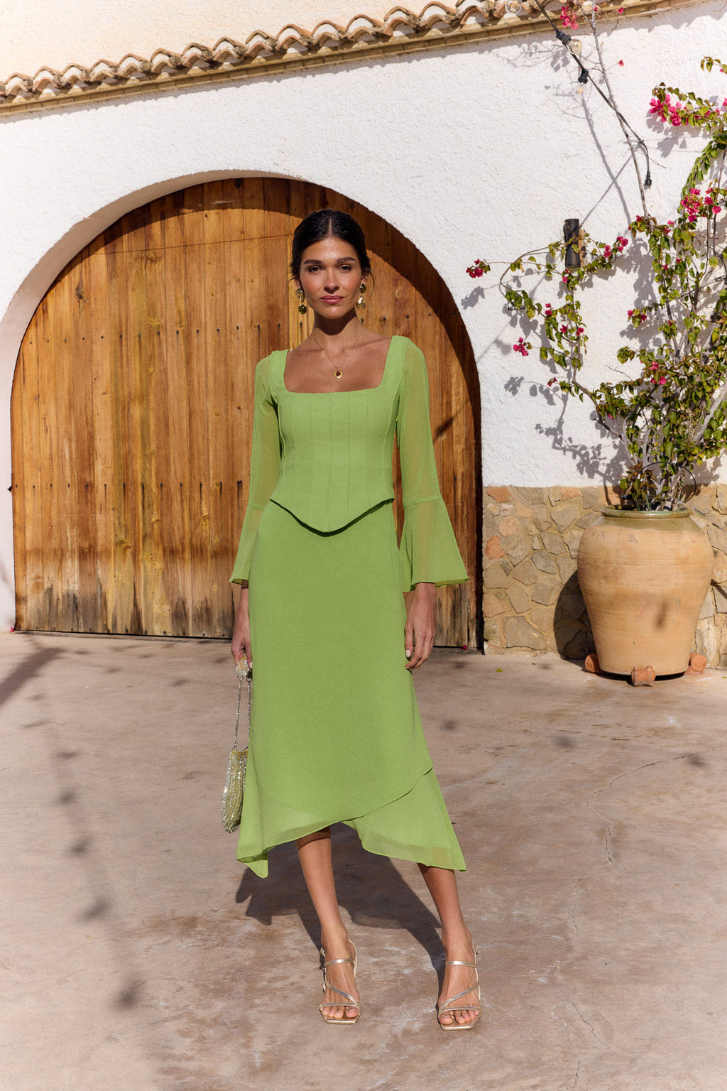 Vestido Rinala Manzana