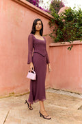 Vestido Rinala Tinto