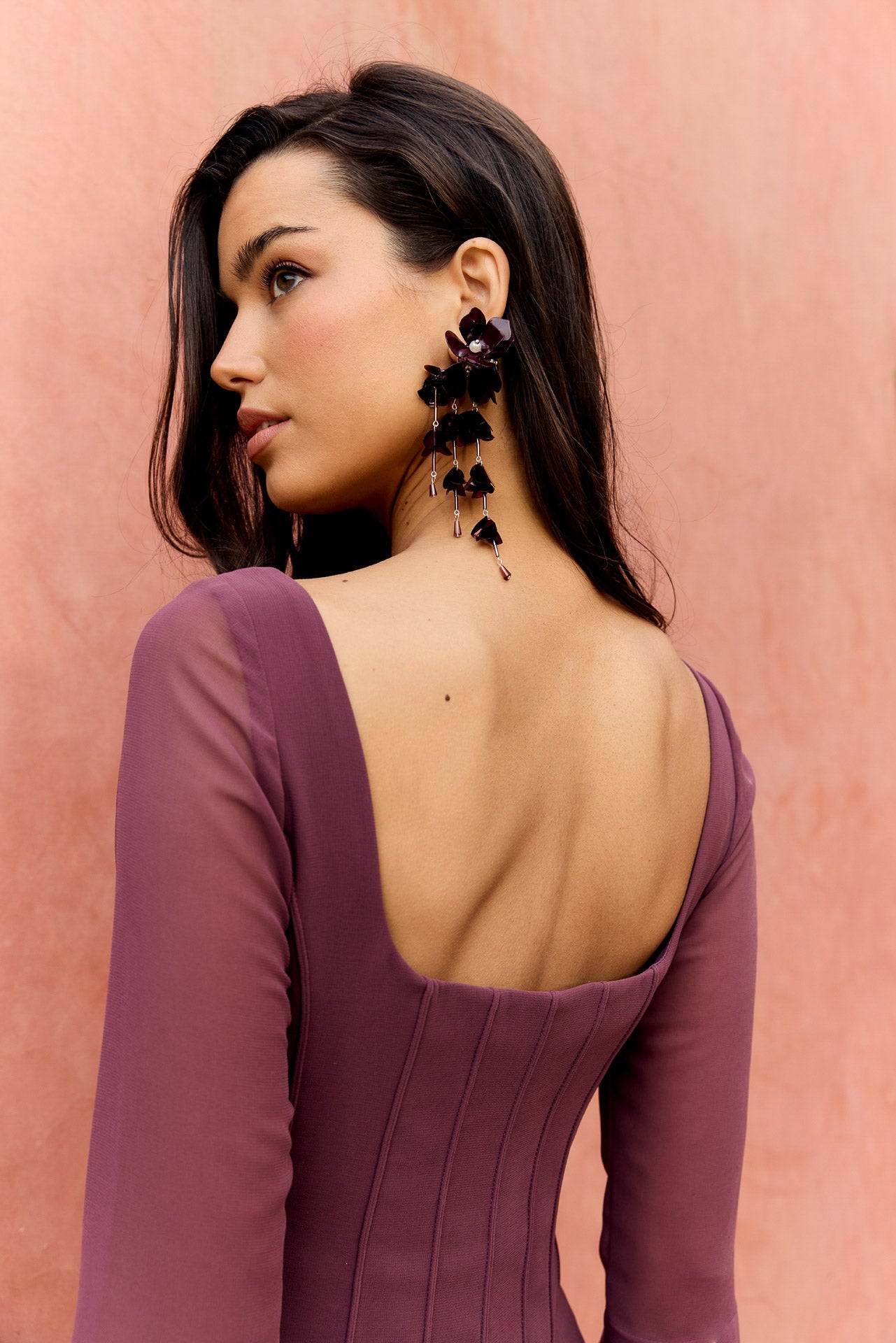 Vestido Rinala Tinto