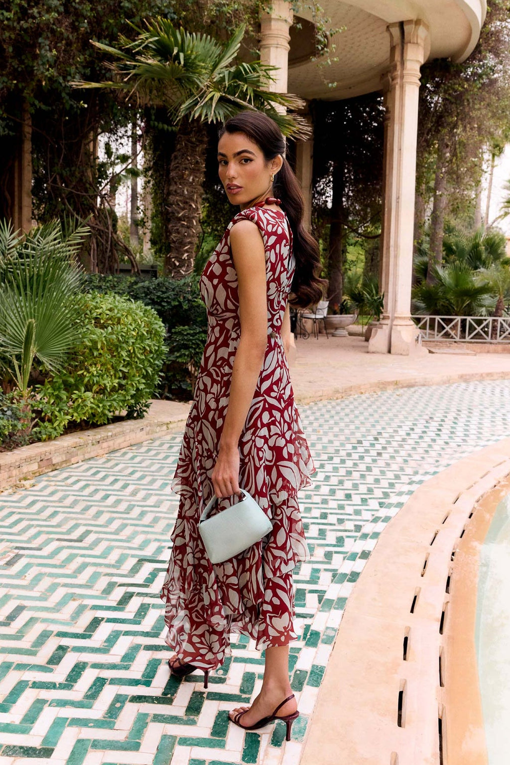 Vestido Sandara Ayana Burdeos