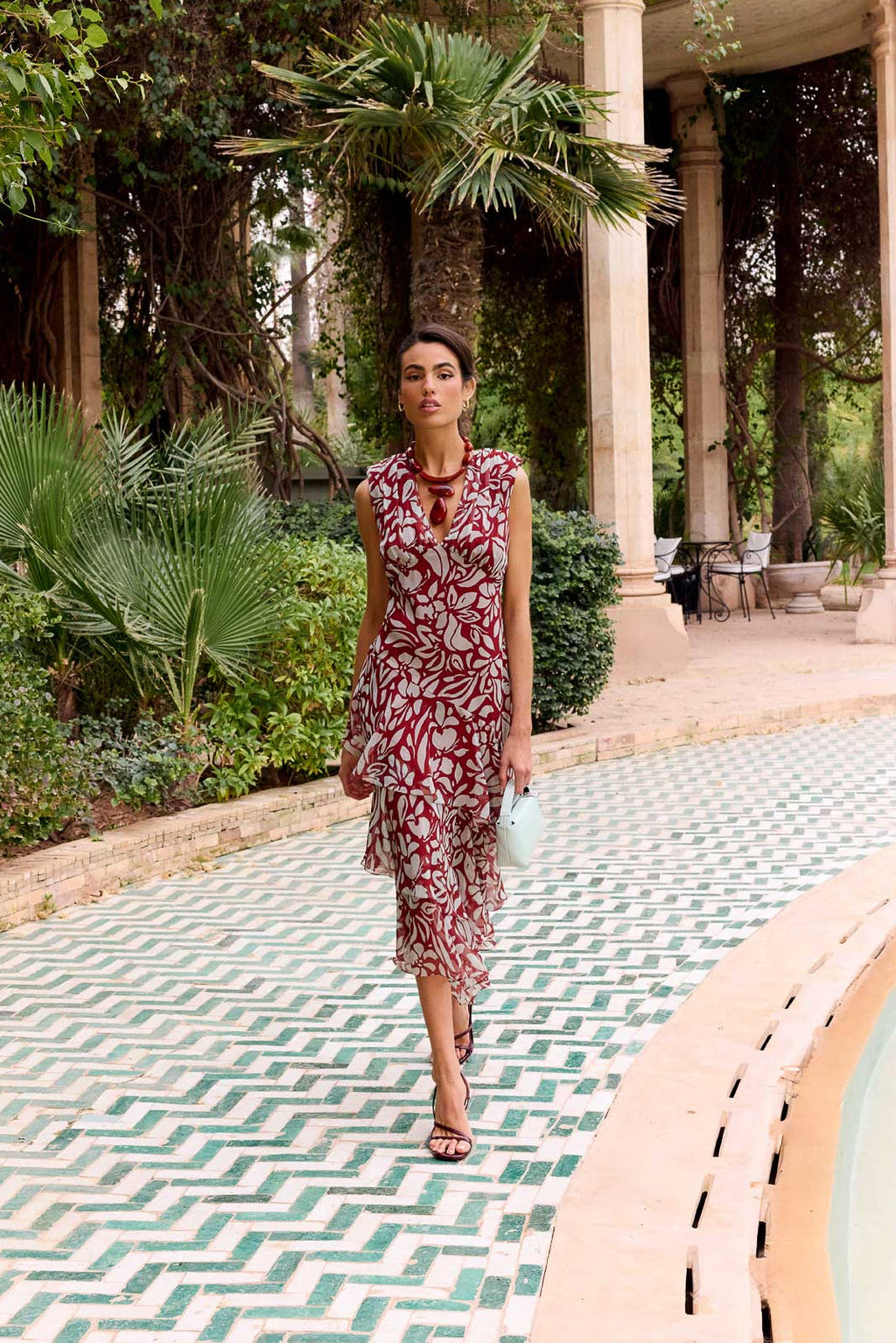 Vestido Sandara Ayana Burdeos