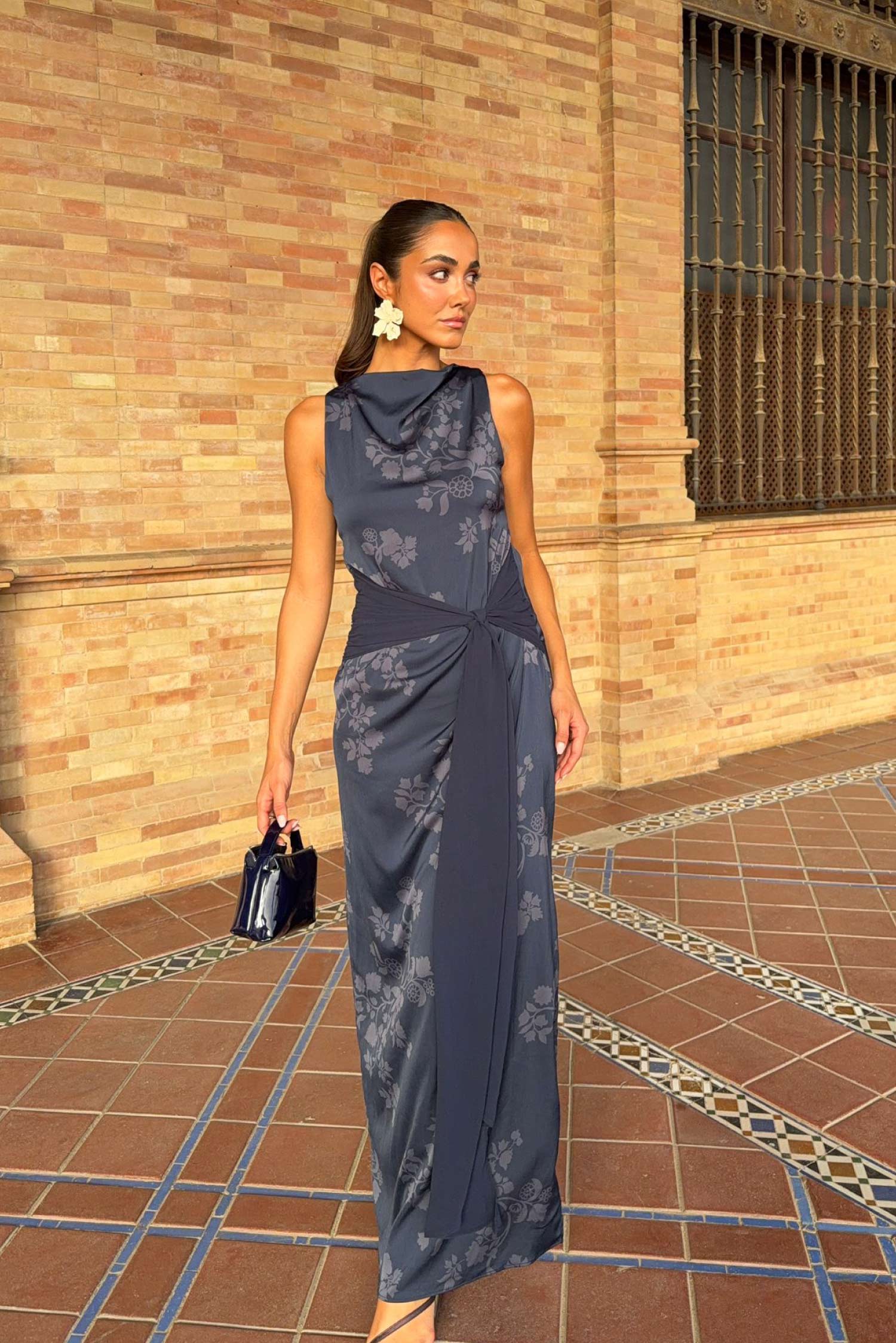 Vestido Brasilia Ipé Marino