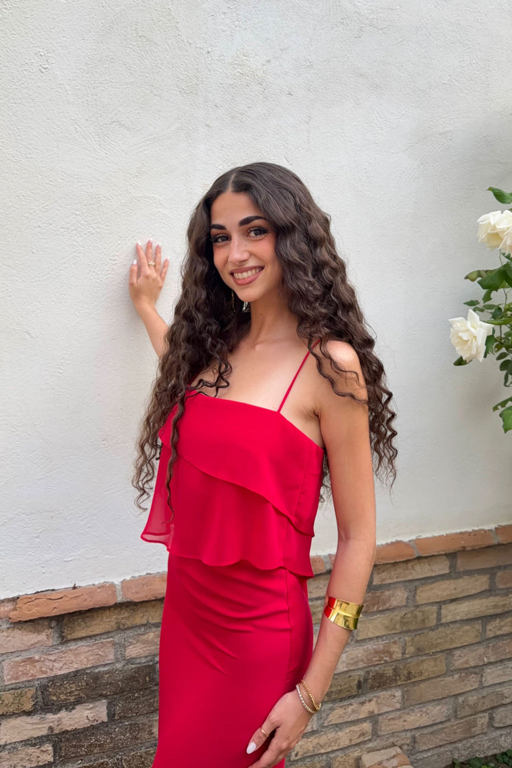Vestido Lera Fresa