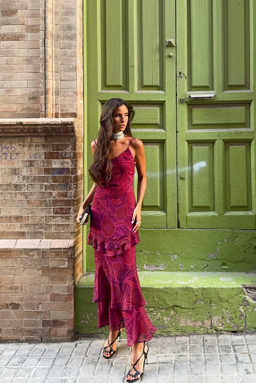 Vestido Salissa Guaria Fucsia