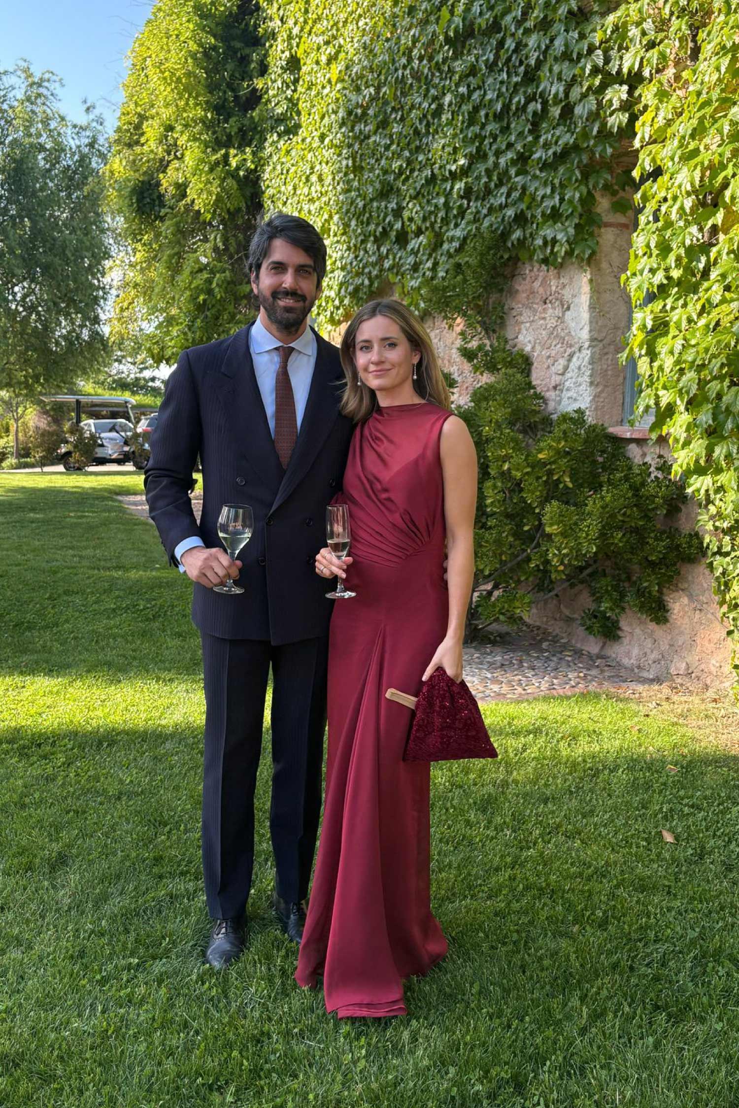Vestido Campari Granate