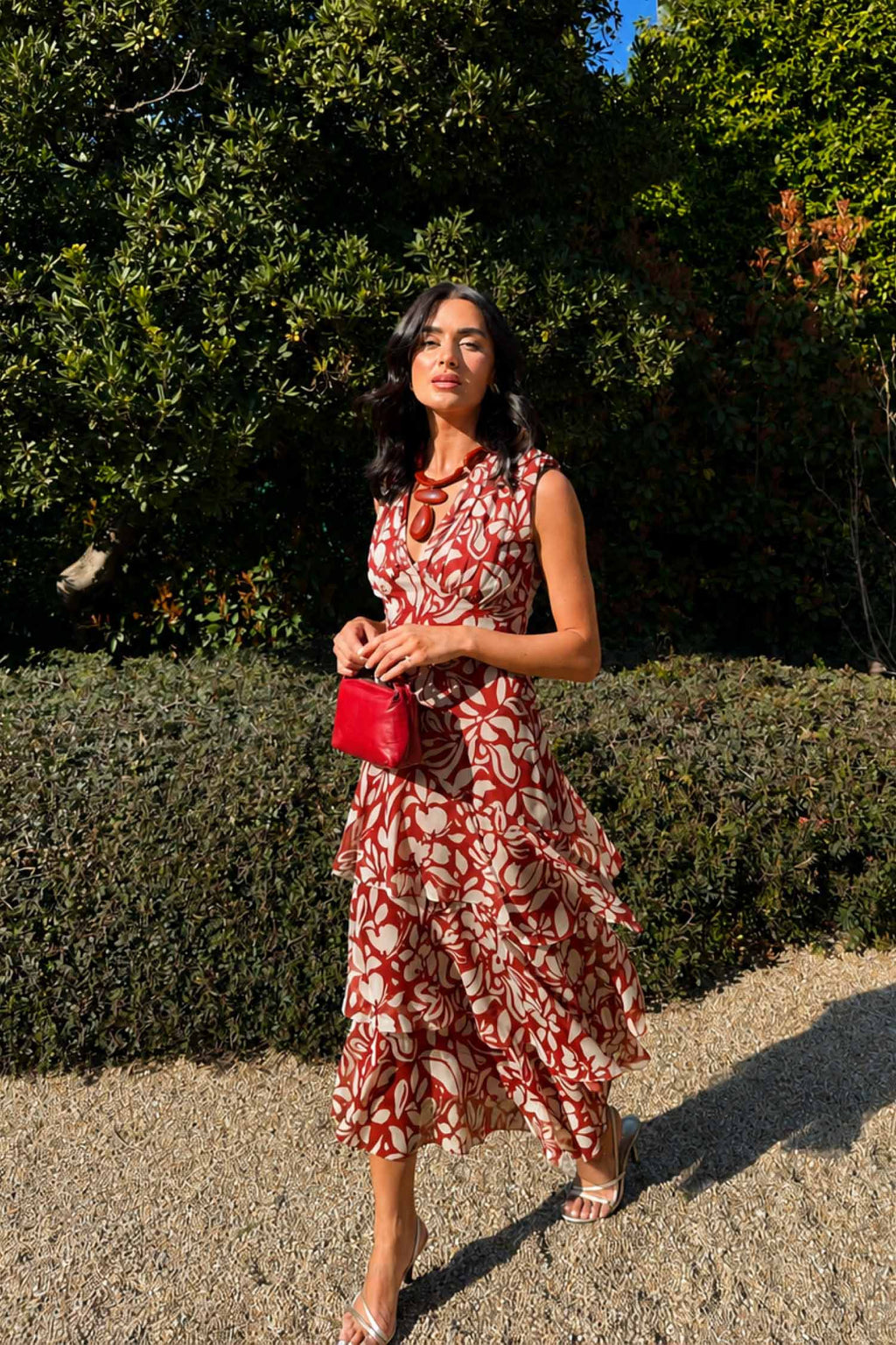 Vestido Sandara Ayana Rojo