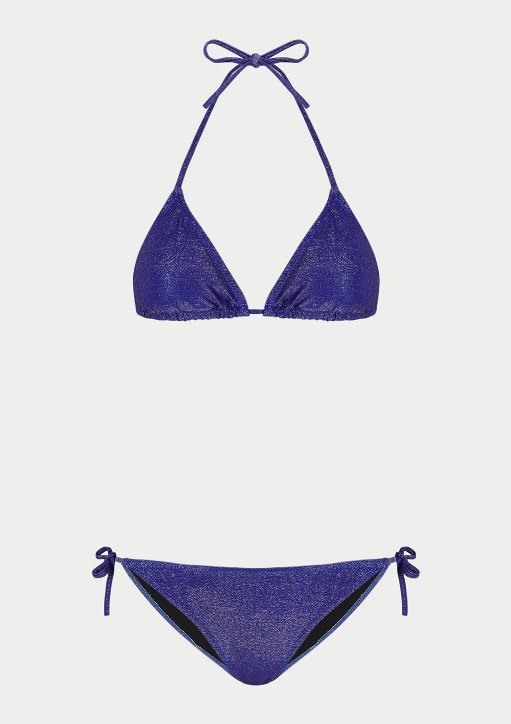 BIKINI TRIÁNGULO LÚREX AZUL