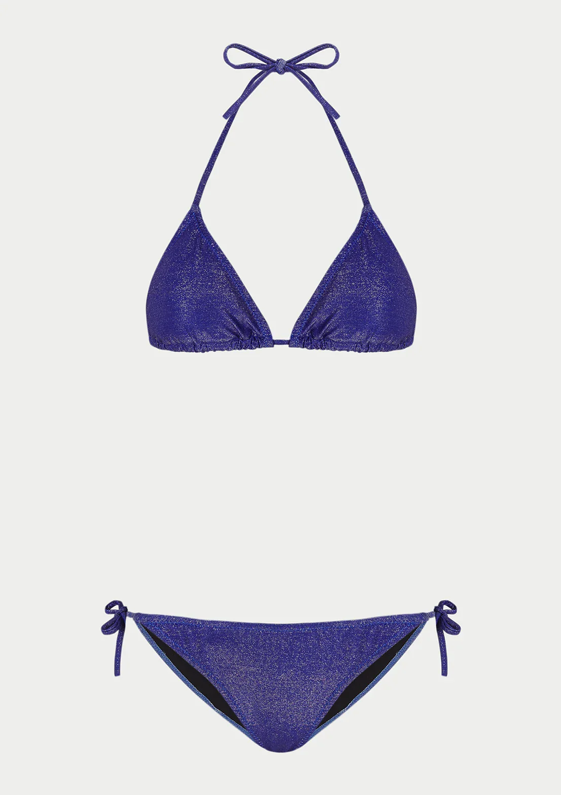 BIKINI TRIÁNGULO LÚREX AZUL