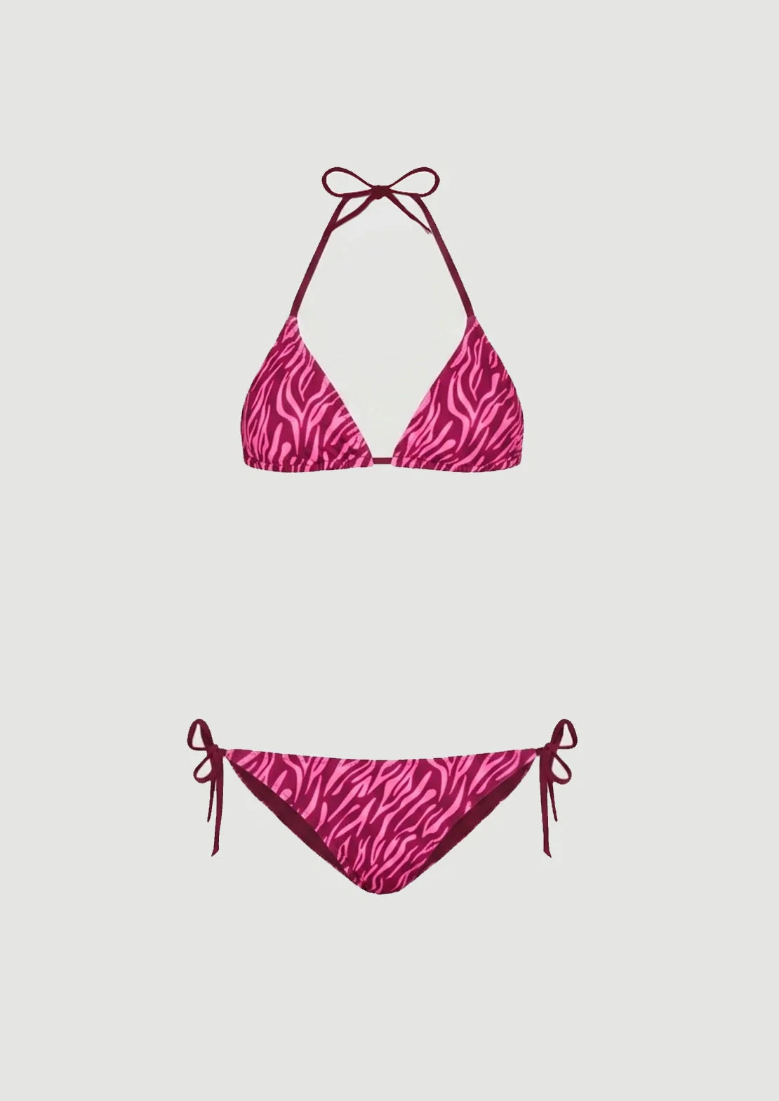 BIKINI TRIÁNGULO CEBRA PINK
