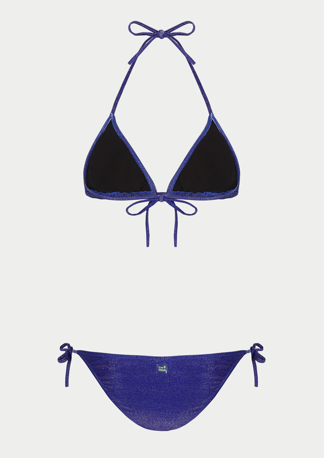 BIKINI TRIÁNGULO LÚREX AZUL