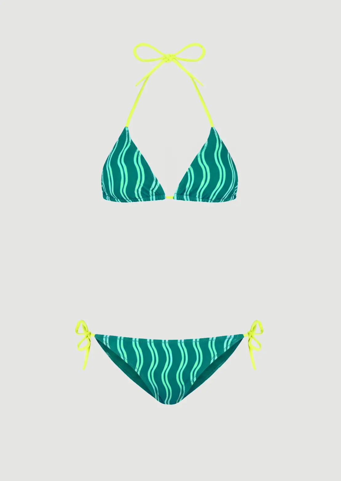 BIKINI TRIÁNGULO WAVES AQUA