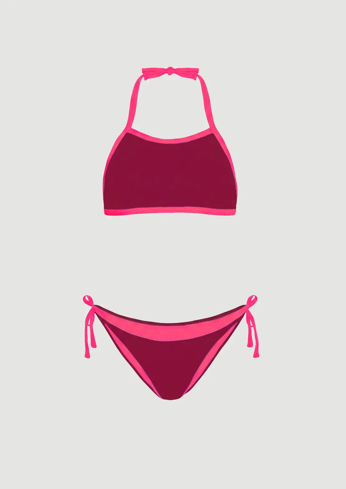 BIKINI HALTER CHERRY
