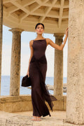 Vestido Cadaqués Marrón